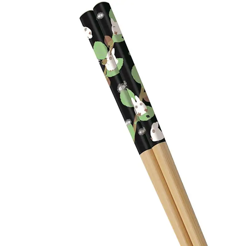 Studio Ghibli Totoro Green Leaves Bamboo Chopsticks 3 Studio Ghibli Totoro Green Leaves Bamboo Chopsticks - Image 3