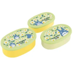 Studio Ghibli Totoro Daisies 3-Piece Stackable Food Container