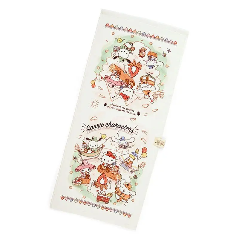 Sanrio Cute Camp Hand Towel 1 Sanrio Cute Camp Hand Towel