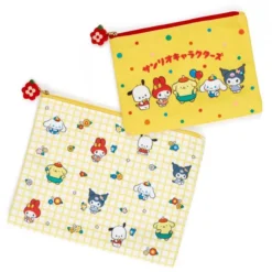 Sanrio Retro Room Pouch Set Of 2
