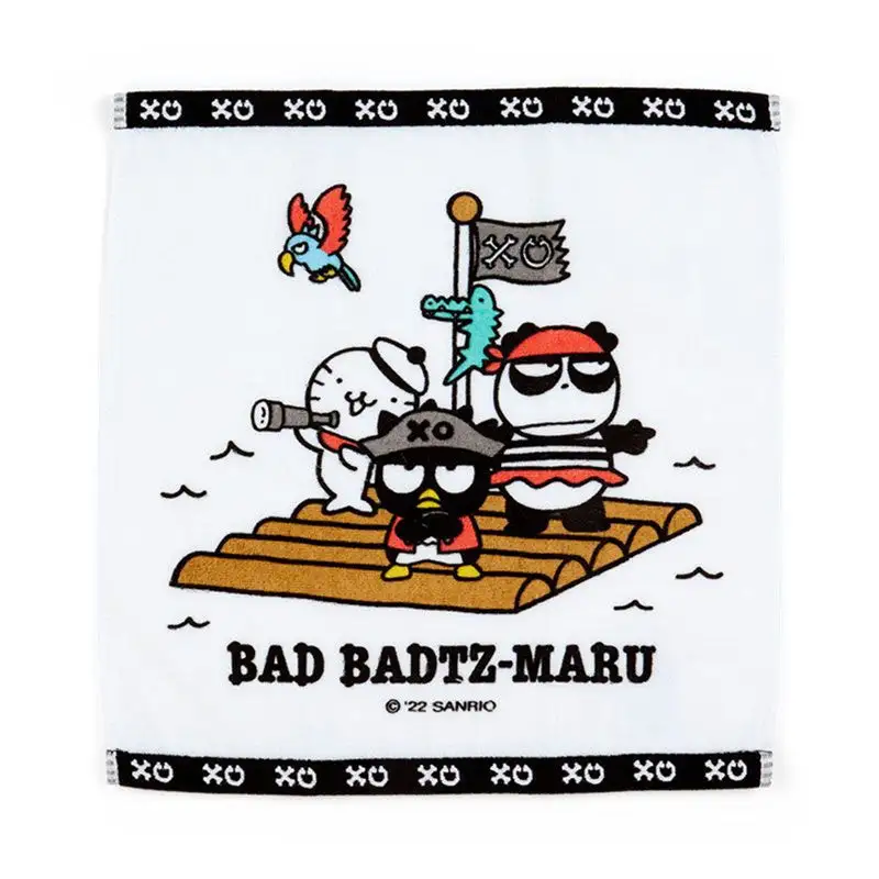 SANRIO Badtz-maru Treasure Hunt Wash Towel 1 SANRIO Badtz-maru Treasure Hunt Wash Towel