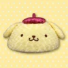 SANRIO Pompompurin Face Cushion