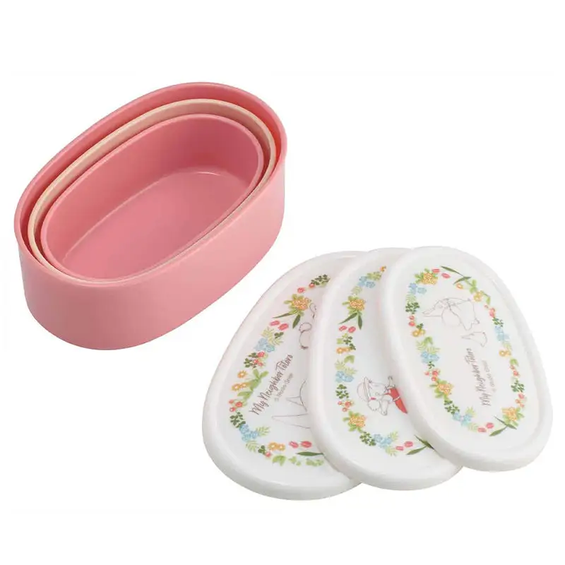 Studio Ghibli Totoro And Mei Food Container Set Of 3 2 Studio Ghibli Totoro And Mei Food Container Set Of 3 - Image 2