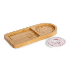 Sanrio Characters Bamboo Tray With Coaster 10 Sanrio Characters Bamboo Tray With Coaster -Movie & TV Shows Shop ScreenShot2023 03 01at5.11.29PM