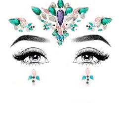 LEG AVENUE Aria Adhesive Face Jewels Sticker.