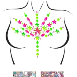 LEG AVENUE Bliss Jewels Sticker & Body Glitter (Neon)