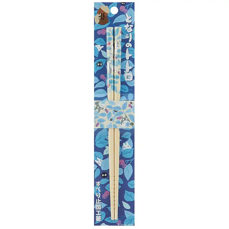 Studio Ghibli Totoro Blue Tree Nuts Bamboo Chopsticks 1 Studio Ghibli Totoro Blue Tree Nuts Bamboo Chopsticks