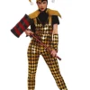 Guirca Dangerous Harley Quinn Clown Costume
