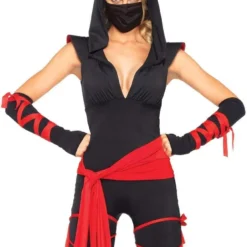 LEG AVENUE Deadly Ninja Costume -Movie & TV Shows Shop deadly ninja costume 266391