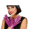 Guirca Fuchsia Metallic Gloves
