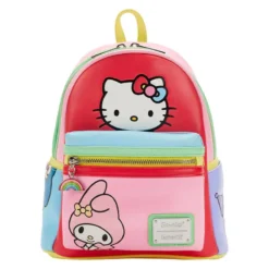 LOUNGEFLY Hello Kitty And Friends Color Block Mini Backpack