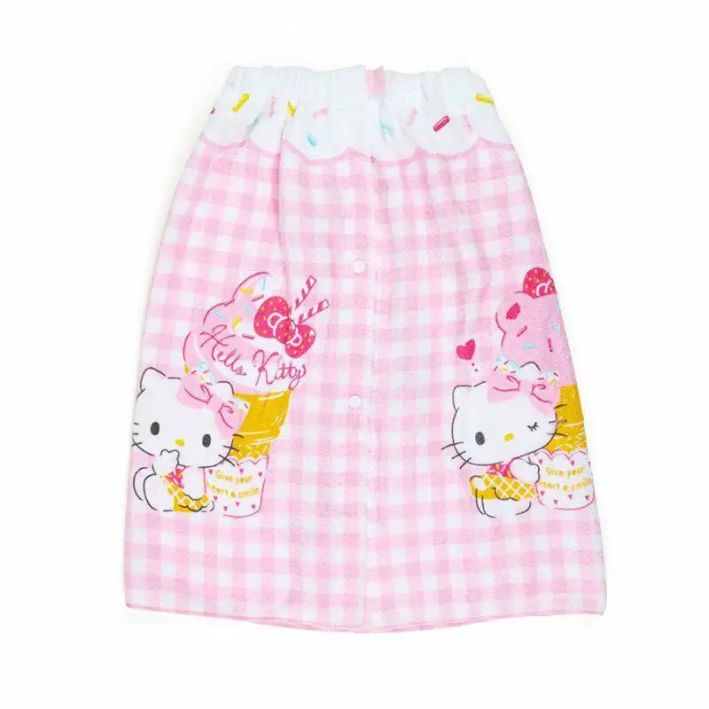 Sanrio Kids Gingham 60cm Wrap Towel 3 Sanrio Kids Gingham 60cm Wrap Towel - Image 3