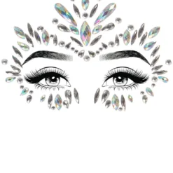 LEG AVENUE Iris Adhesive Face Jewels Sticker.