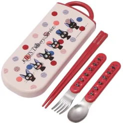 Studio Ghibli Jiji Faces Utensil Set