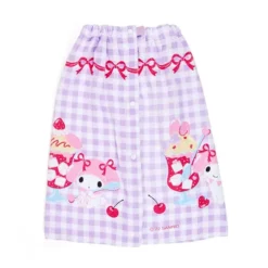 Sanrio Kids Gingham 60cm Wrap Towel 11 Sanrio Kids Gingham 60cm Wrap Towel -Movie & TV Shows Shop mmginghamback