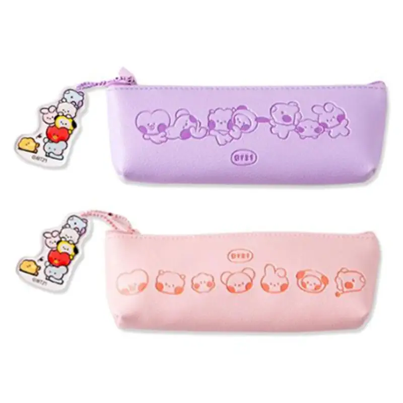 BTS BT21 Triangular Pencil Pouch 1 BTS BT21 Triangular Pencil Pouch