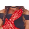 Guirca Red Laced Gloves