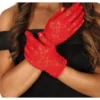 Guirca RED LACED GLOVES.