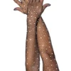 LEG AVENUE Rhinestone Fishnet Gloves