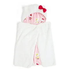 SANRIO Hello Kitty & Mimmy Birthday Blanket With Hood