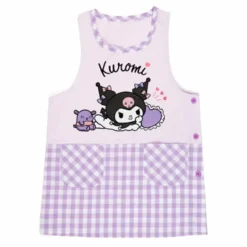 SANRIO Kuromi Plaid Apron