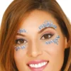 Guirca SILVER ADHESIVE FACE JEWELLERY AROUND THE EYES
