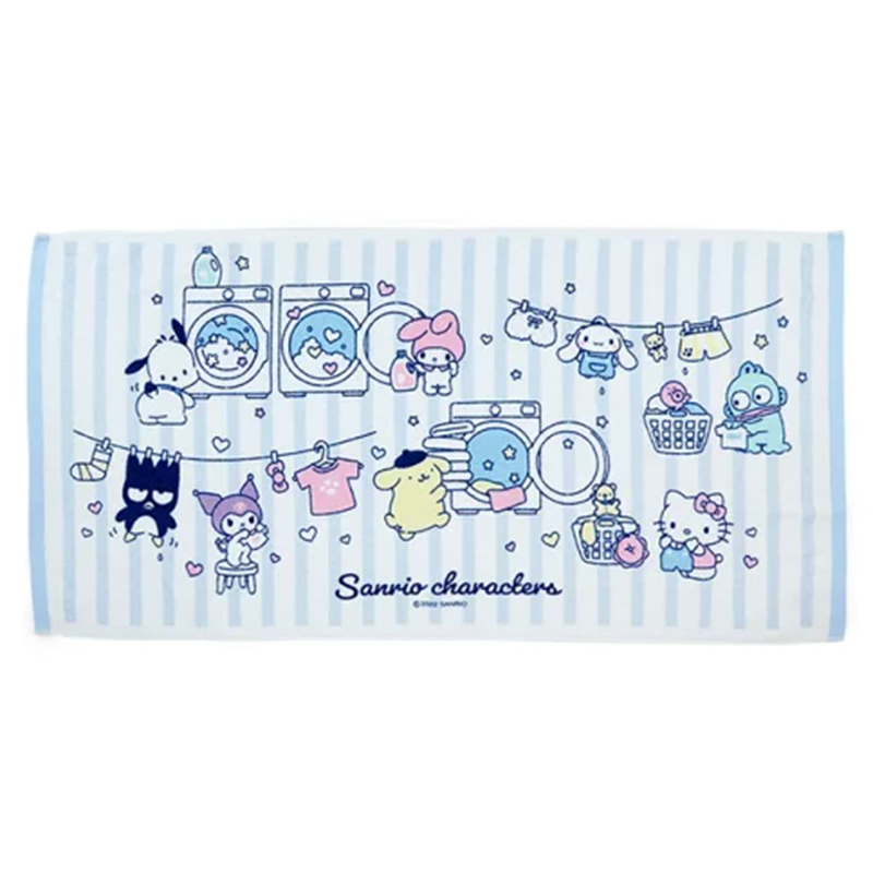 Sanrio Laundry Day Bath Towel 1 Sanrio Laundry Day Bath Towel
