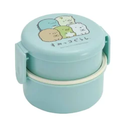 San-X Sumikkogurashi Blue Round Bento Lunch Box