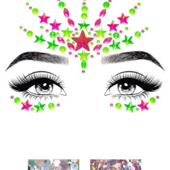 LEG AVENUE Vibe Jewels Sticker & Body Glitter (Neon)